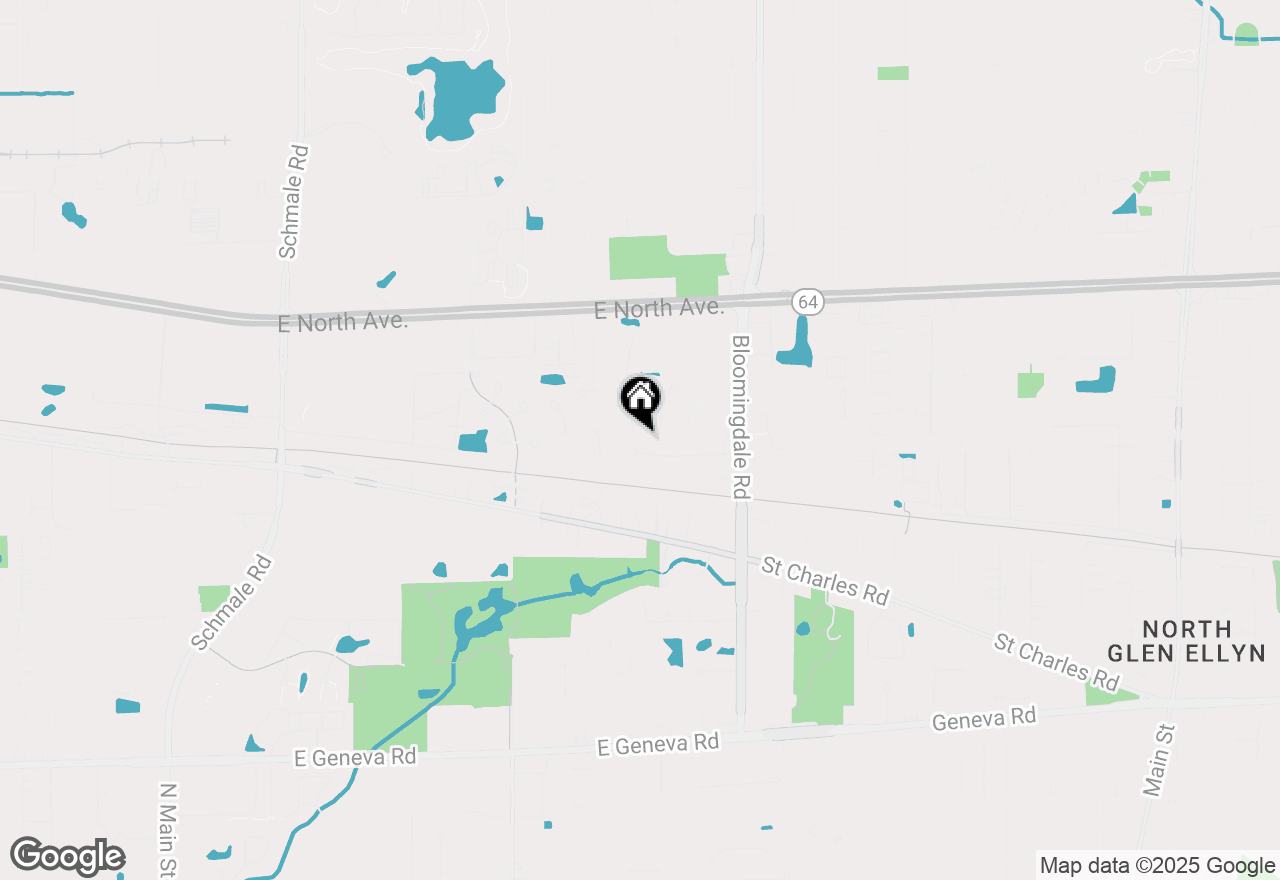 Map of 23W570 Pine Drive, Carol Stream, IL 60188