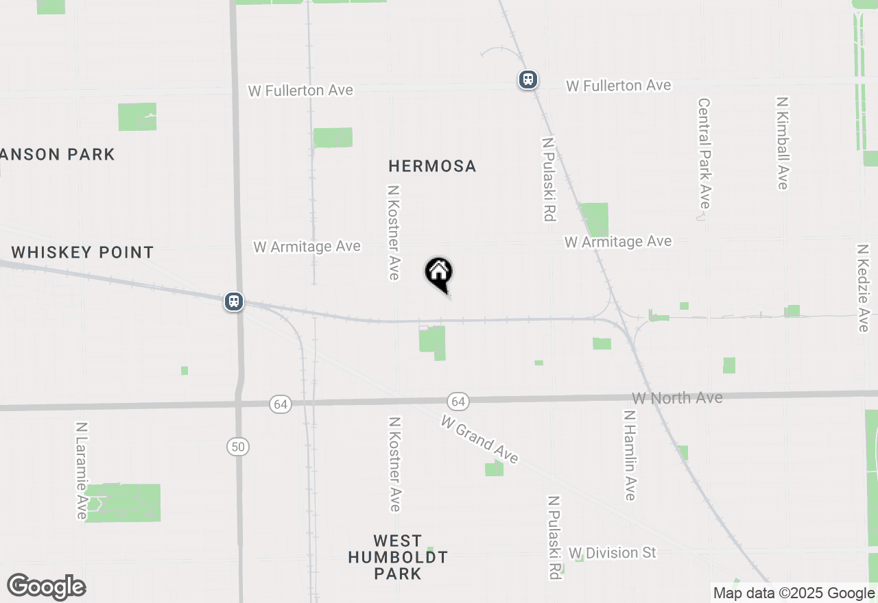 Map of 1829 N Kildare Avenue, Chicago, IL 60639