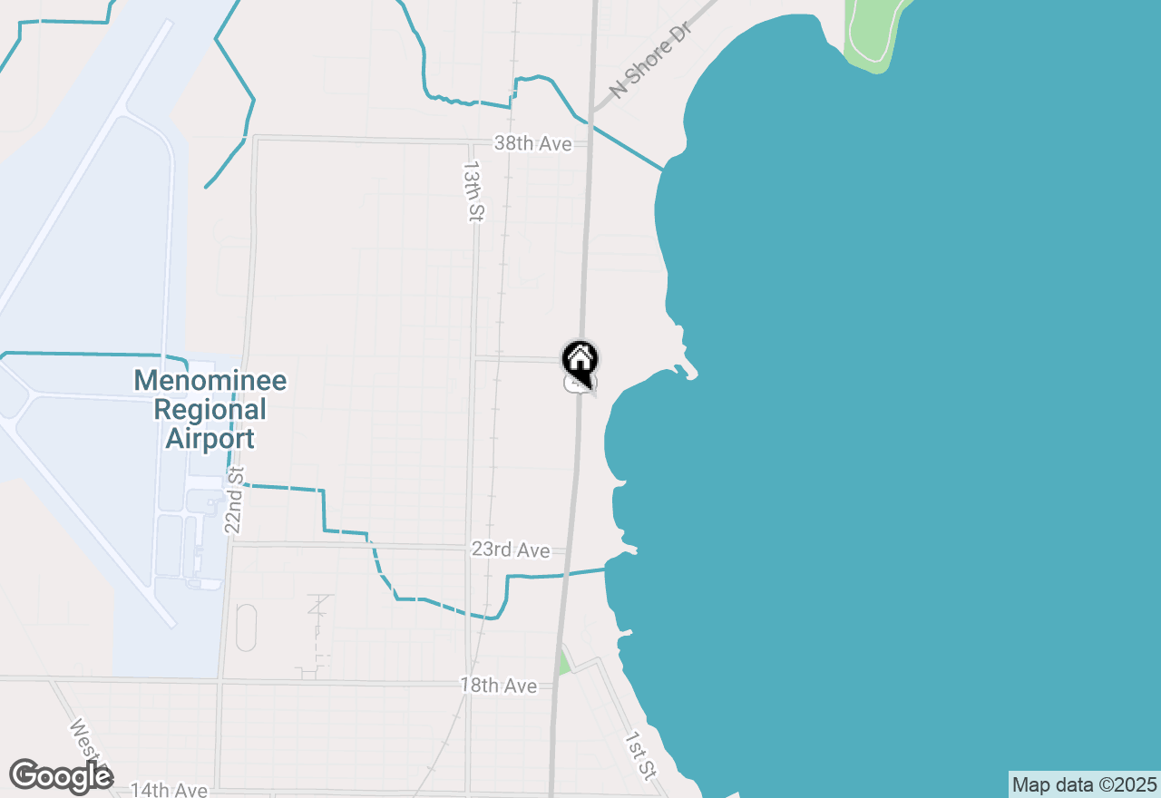 Map of V/L #2 M-35 Cedar River Rd, Menominee, MI 49858