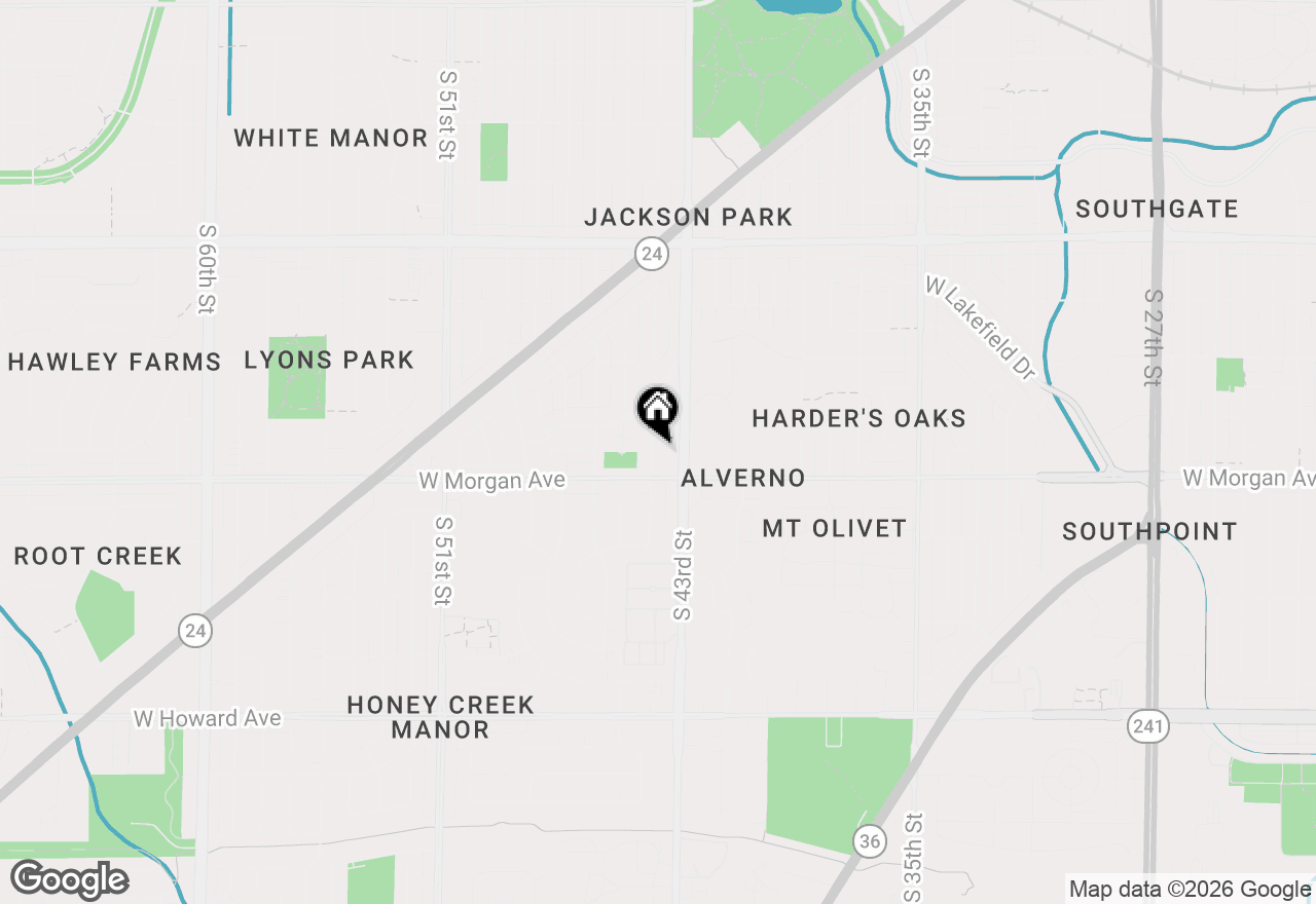 Map of 3448 S 44th St #3450, Greenfield, WI 53219