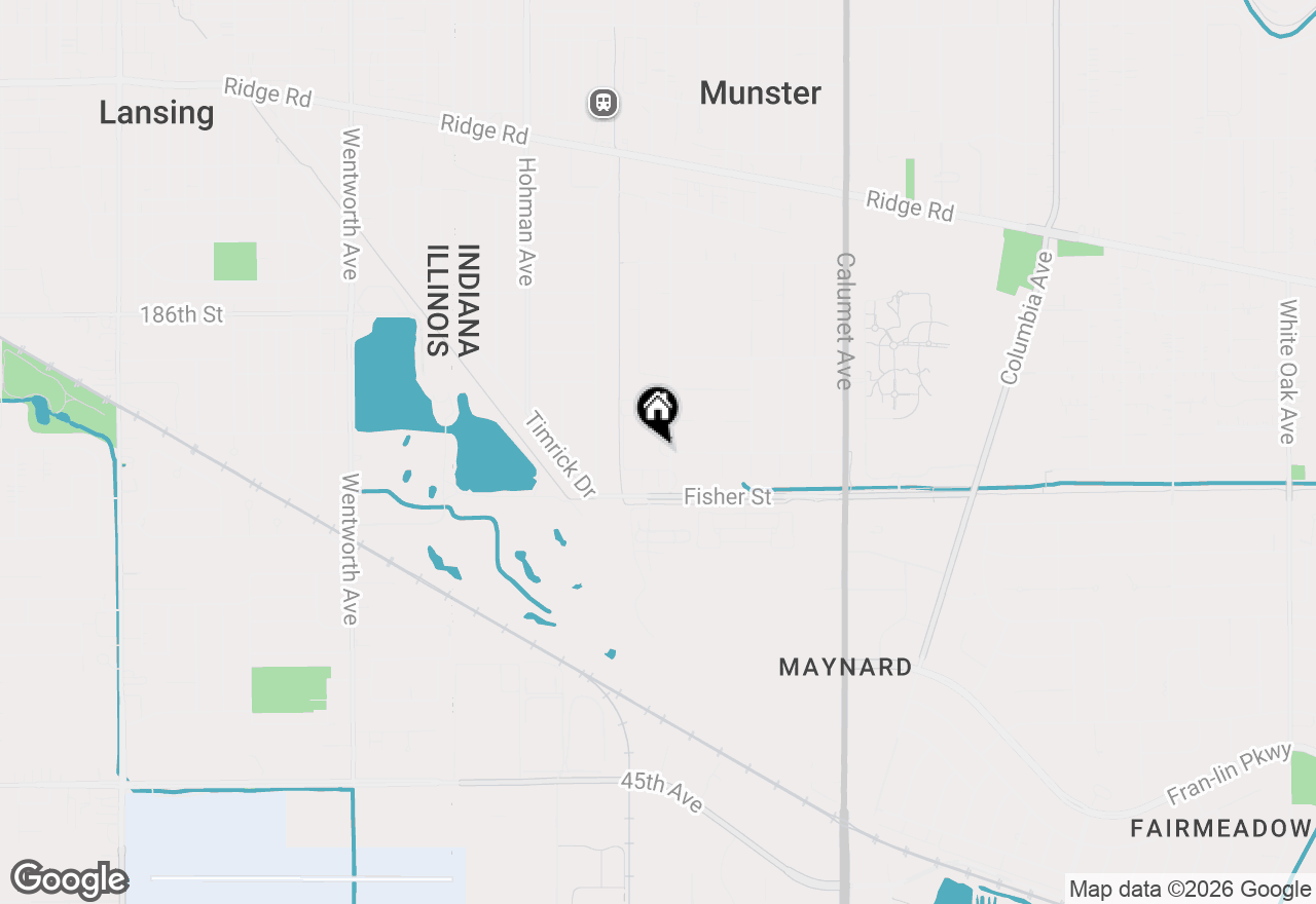 Map of 8750 Harrison Avenue #109, Munster, IN 46321