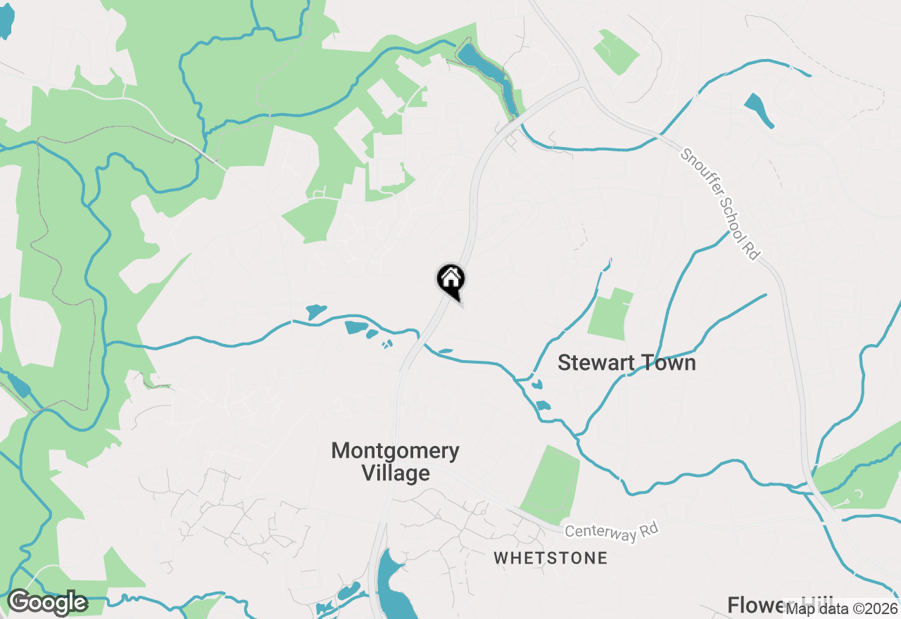 Map of 19726 Greenside Terrace, Montgomery Village, MD 20886