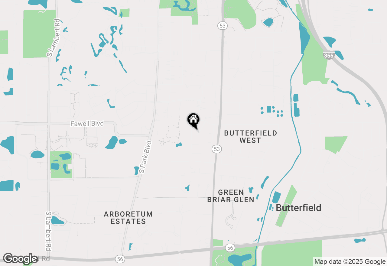 Map of 22W054 Taylor Road, Glen Ellyn, IL 60137