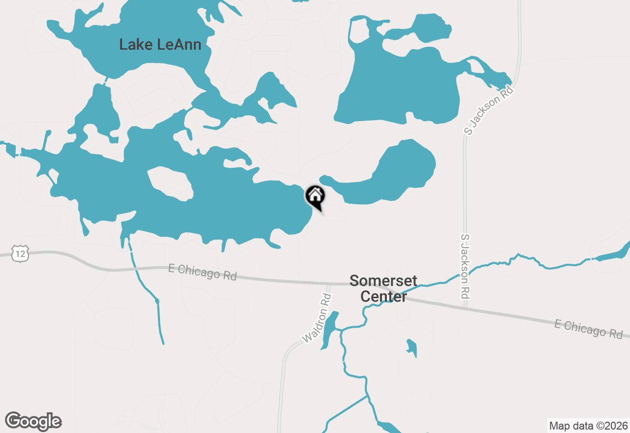Map of 10790 N Waldron Road, Jerome, MI 49249