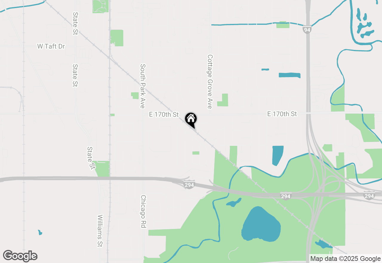 Map of 612 Thornwood Drive, South Holland, IL 60473