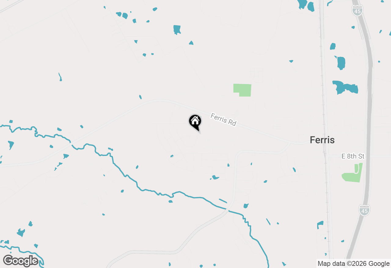 Map of 821 Serena Drive, Ferris, TX 75125