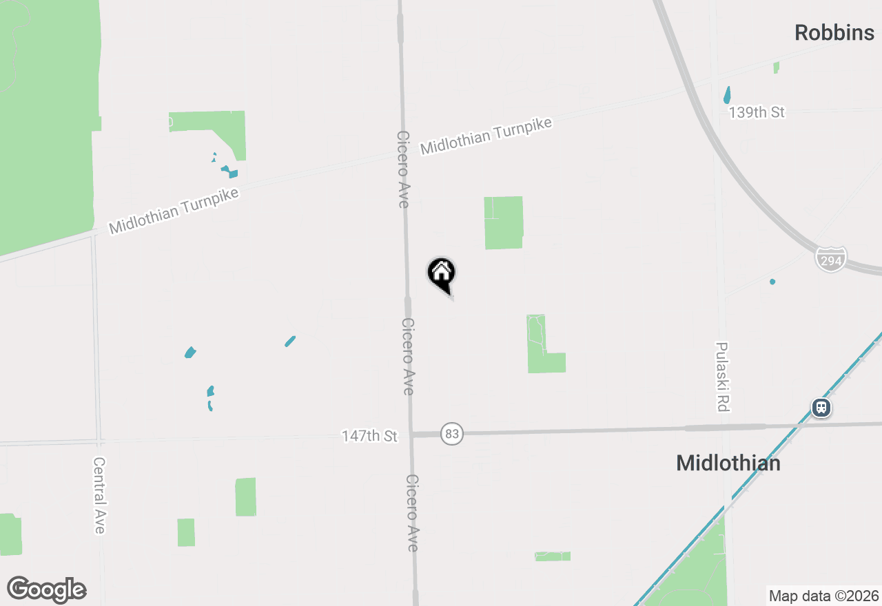 Map of 14340 Kilpatrick Avenue, Midlothian, IL 60445
