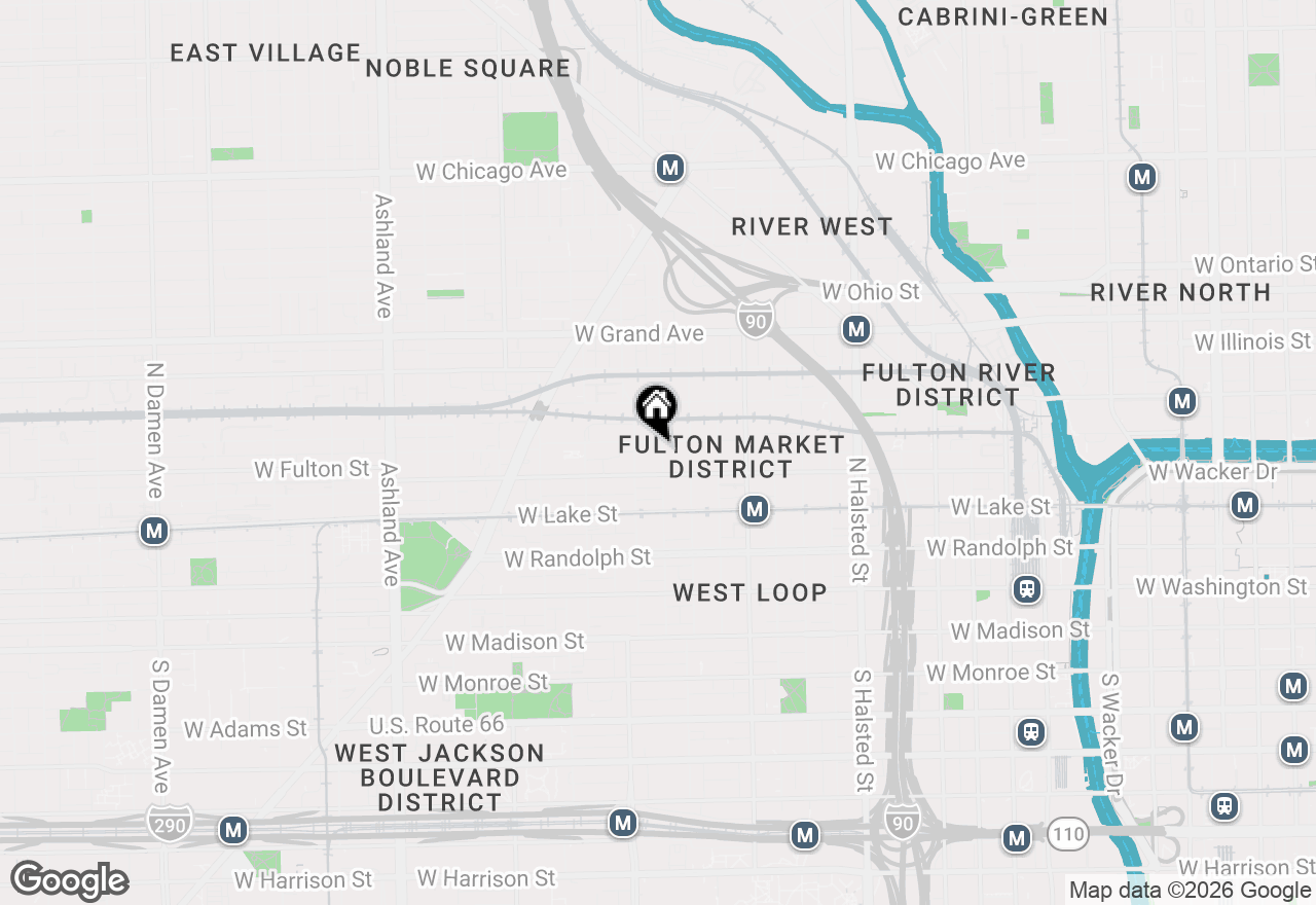 Map of 312 N May Street #4H, Chicago, IL 60607