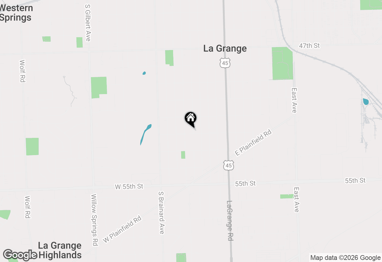 Map of 940 S Kensington Avenue, La Grange, IL 60525