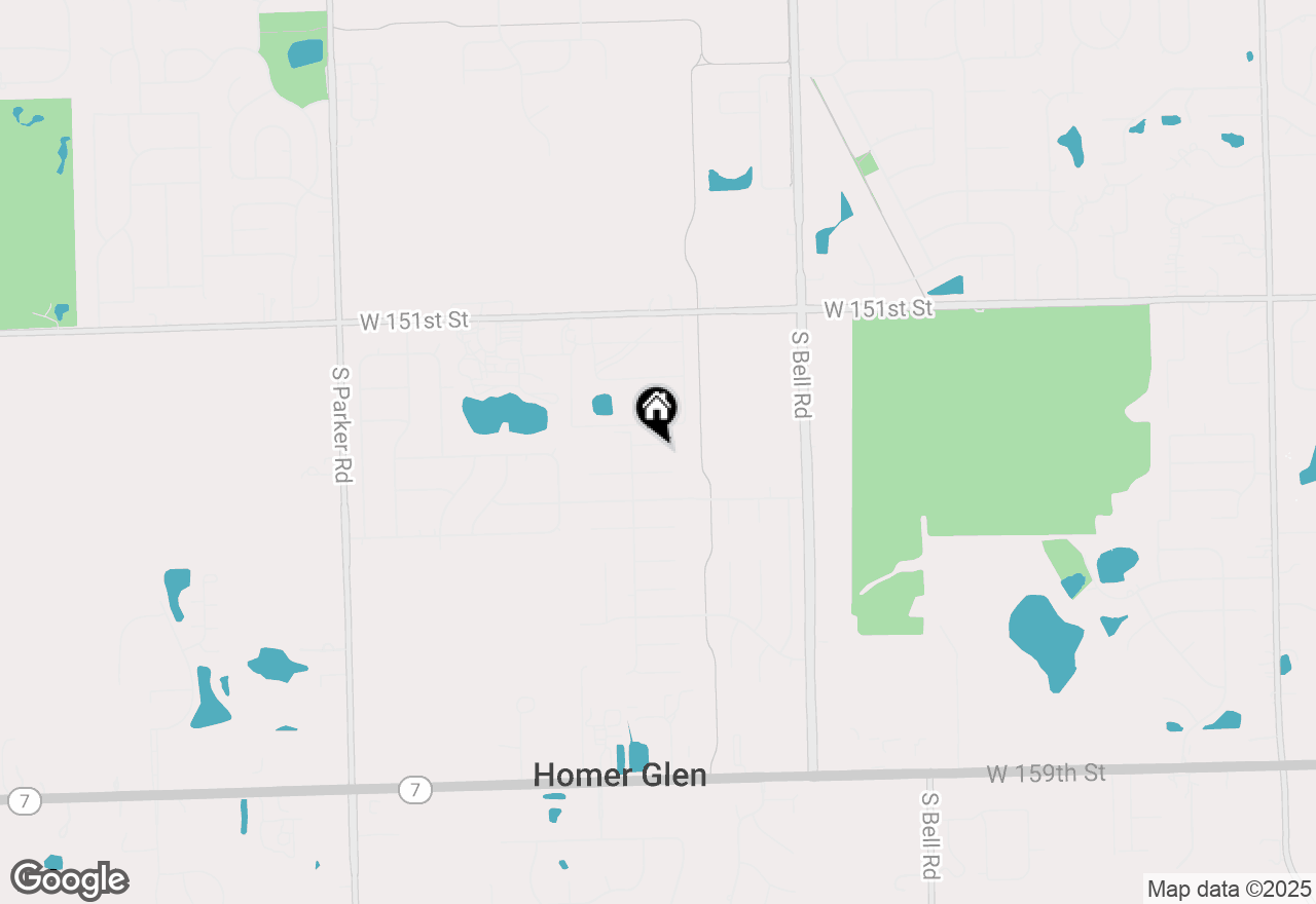 Map of 13035 Meadowlark Court, Homer Glen, IL 60491