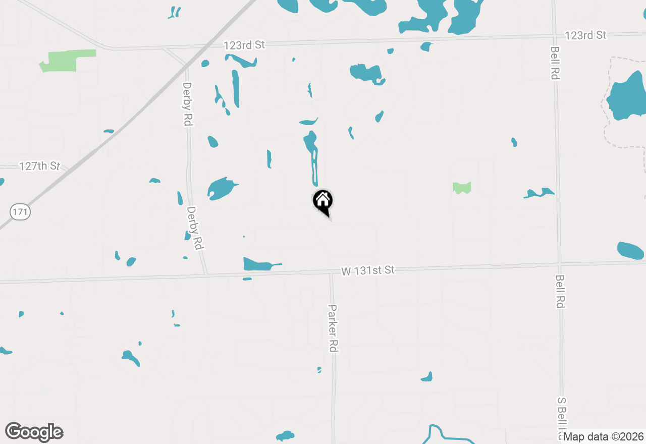 Map of 12915 Silver Fox Drive, Lemont, IL 60439