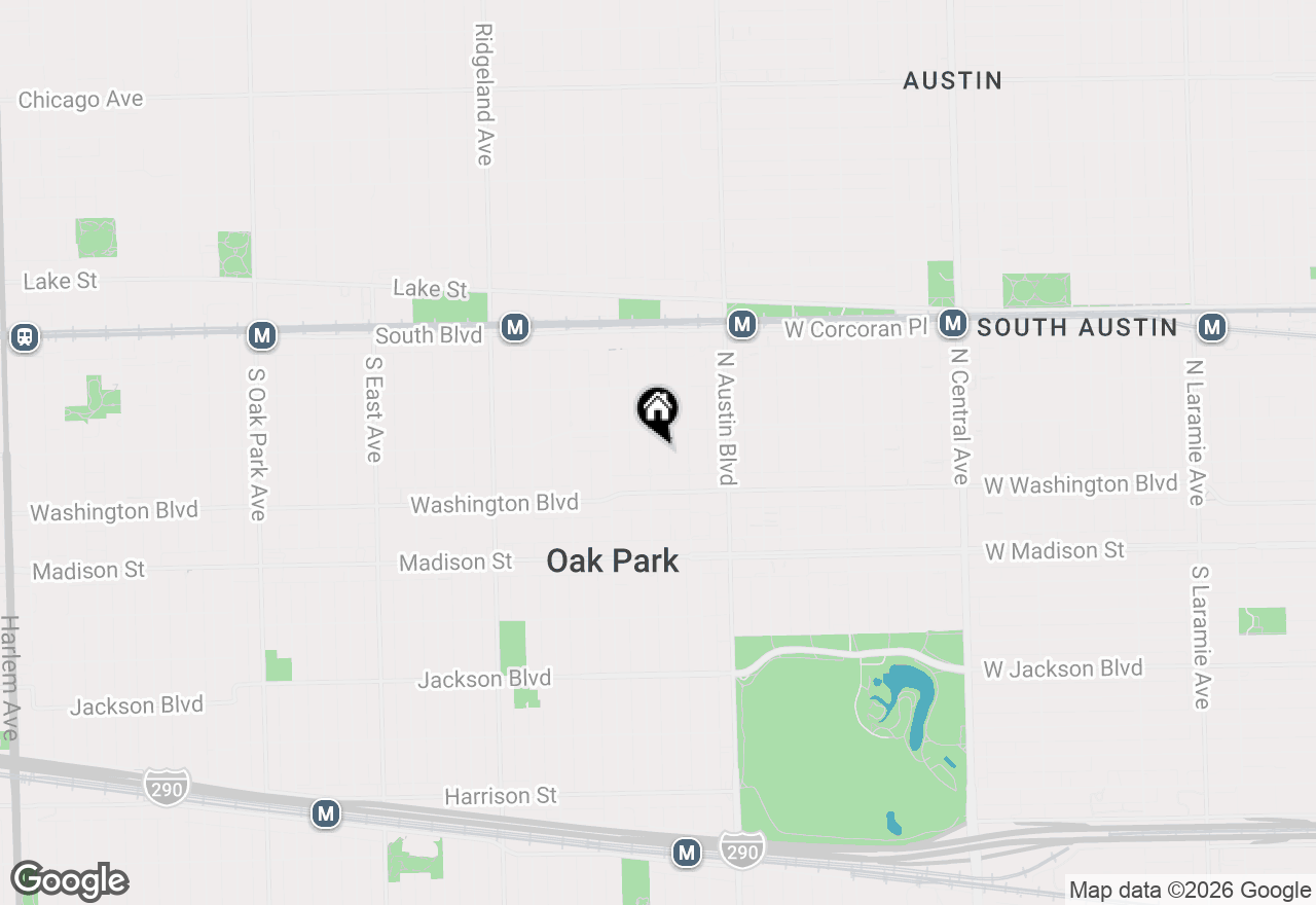 Map of 316 S Taylor Avenue, Oak Park, IL 60302