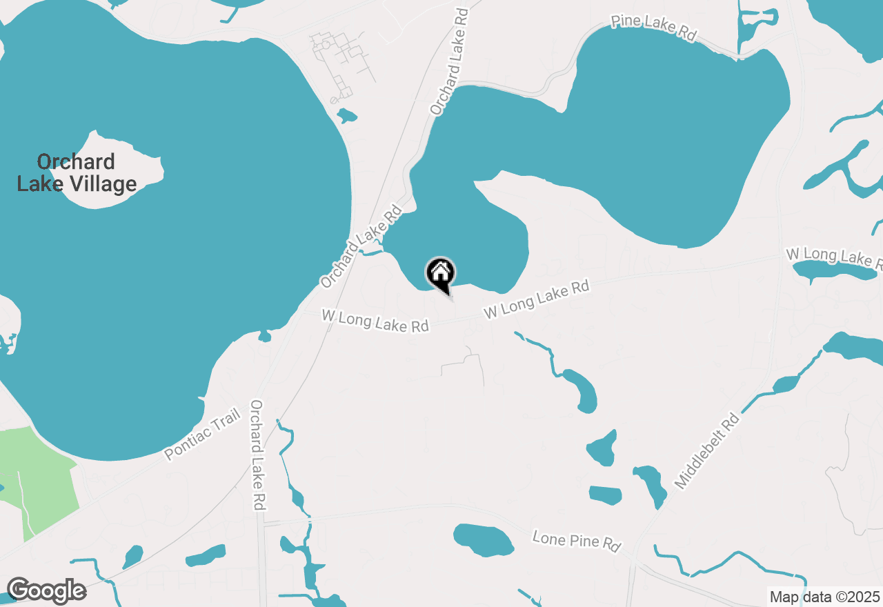 Map of 3932 Maple Hill Street E, West Bloomfield, MI 48323