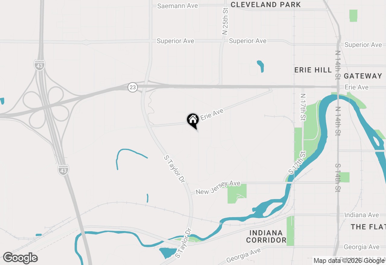 Map of 617 N 28th St, Sheboygan, WI 53081