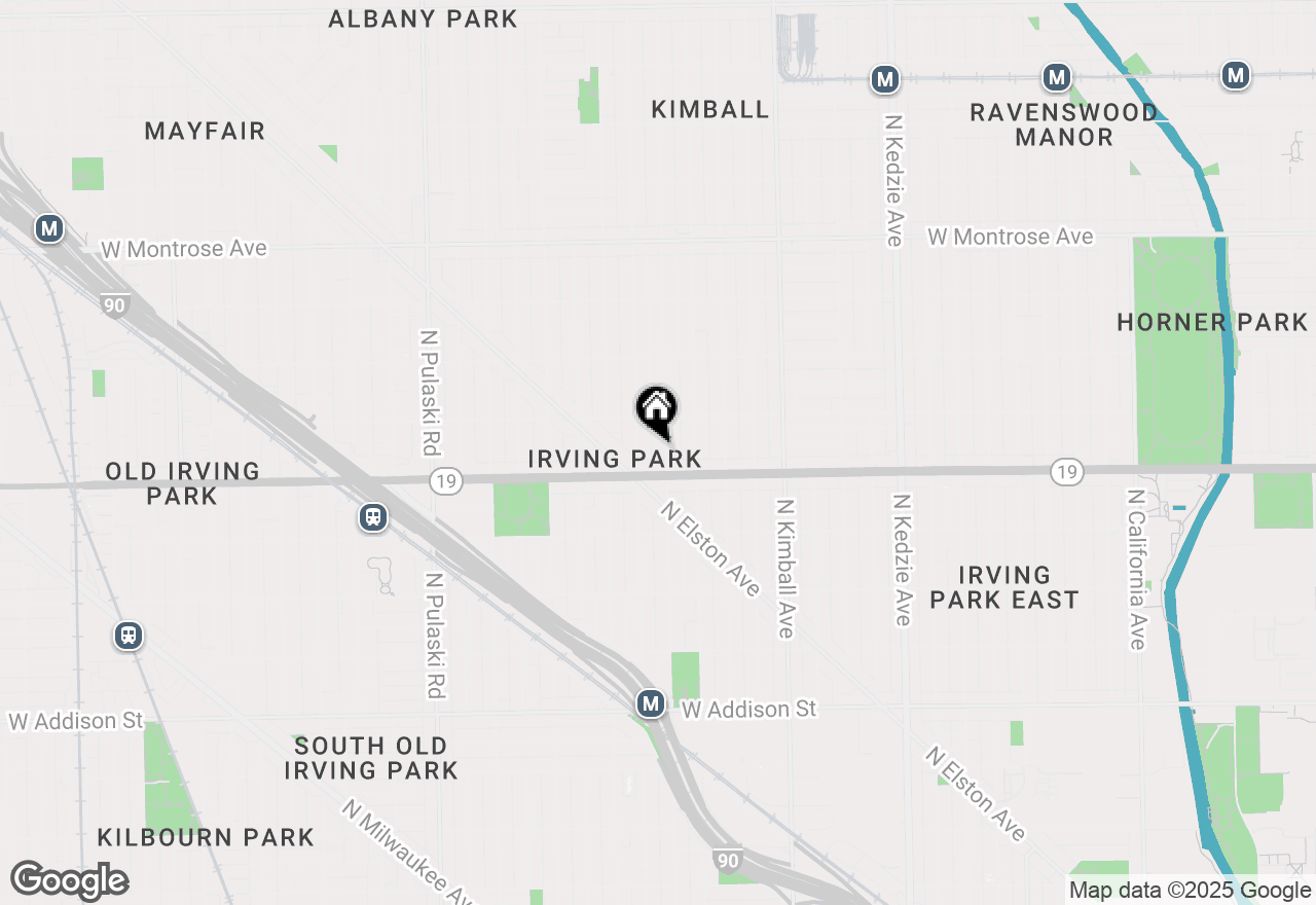 Map of 4014 N Central Park Avenue #3E, Chicago, IL 60618