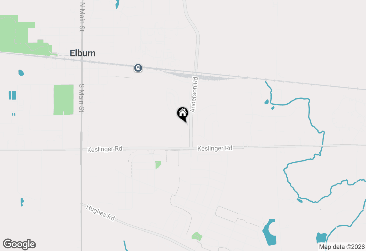 Map of 1085 Station Boulevard, Elburn, IL 60119