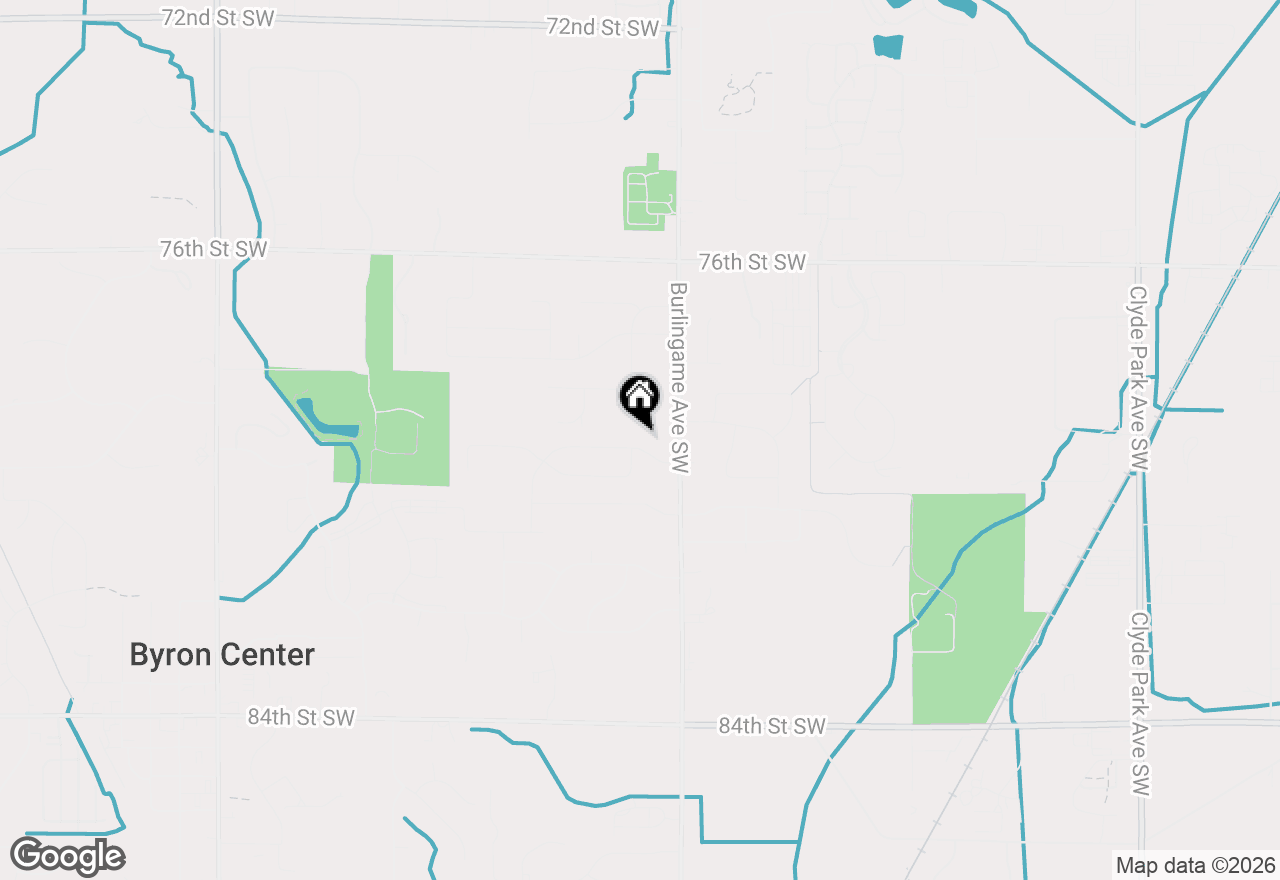 Map of 1661 Kingsland Drive Sw, Byron Center, MI 49315