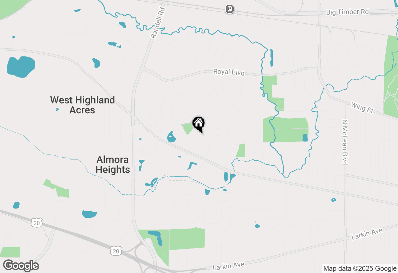 Map of 572 Madison Lane, Elgin, IL 60123
