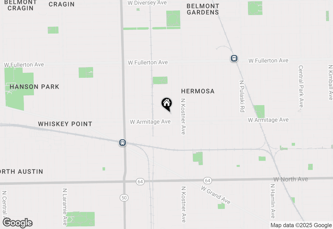 Map of 2026 N Kilbourn Avenue, Chicago, IL 60639