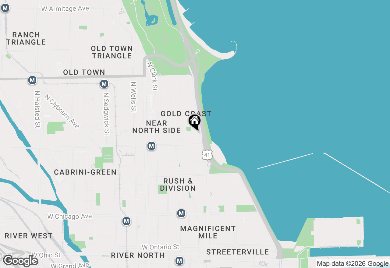 Map of 70 E Scott Street #306, Chicago, IL 60610
