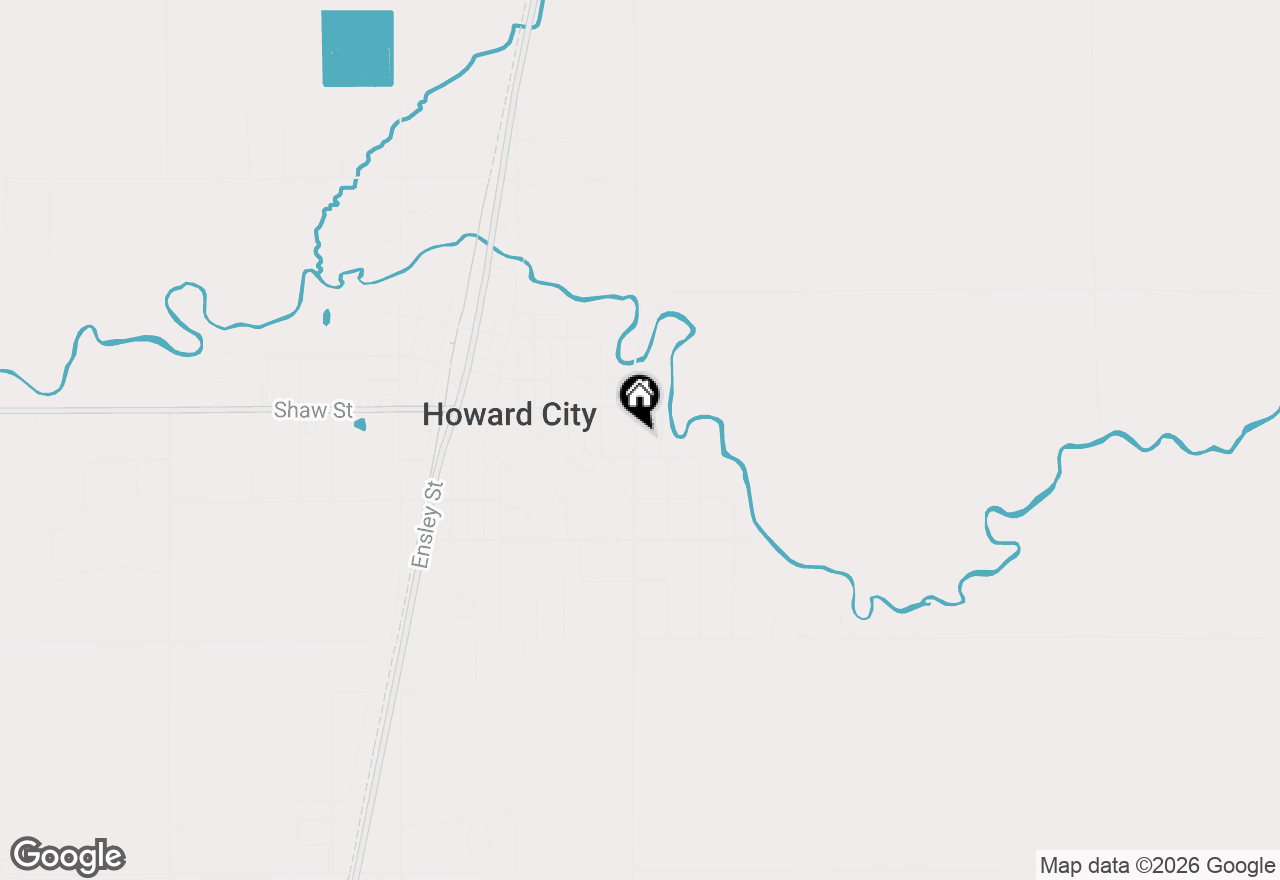 Map of 235 Orton Street, Howard City, MI 49329