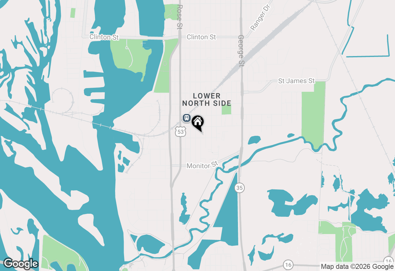 Map of 407 Avon St, La Crosse, WI 54603