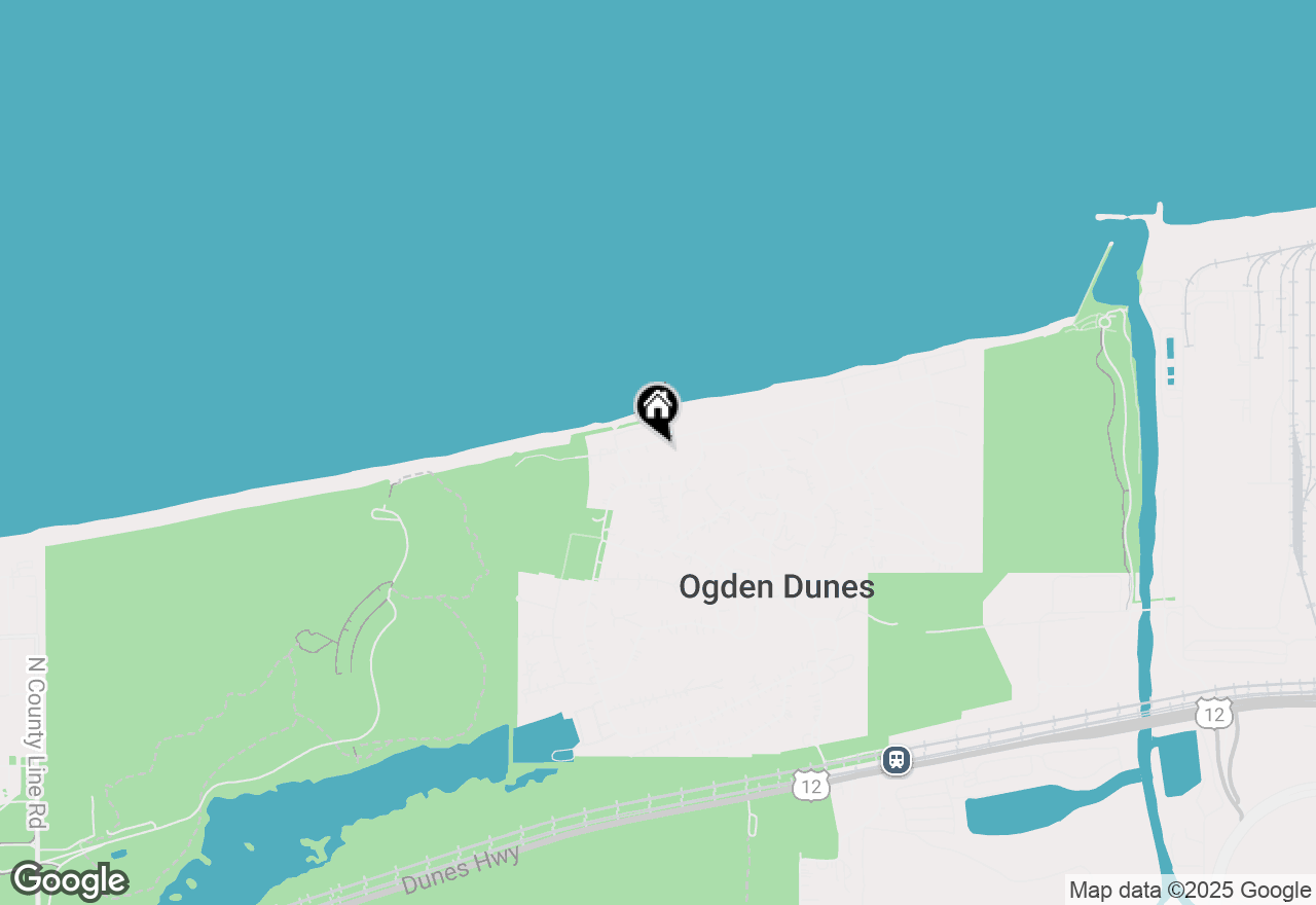 Map of 133 Shore Drive, Ogden Dunes, IN 46368