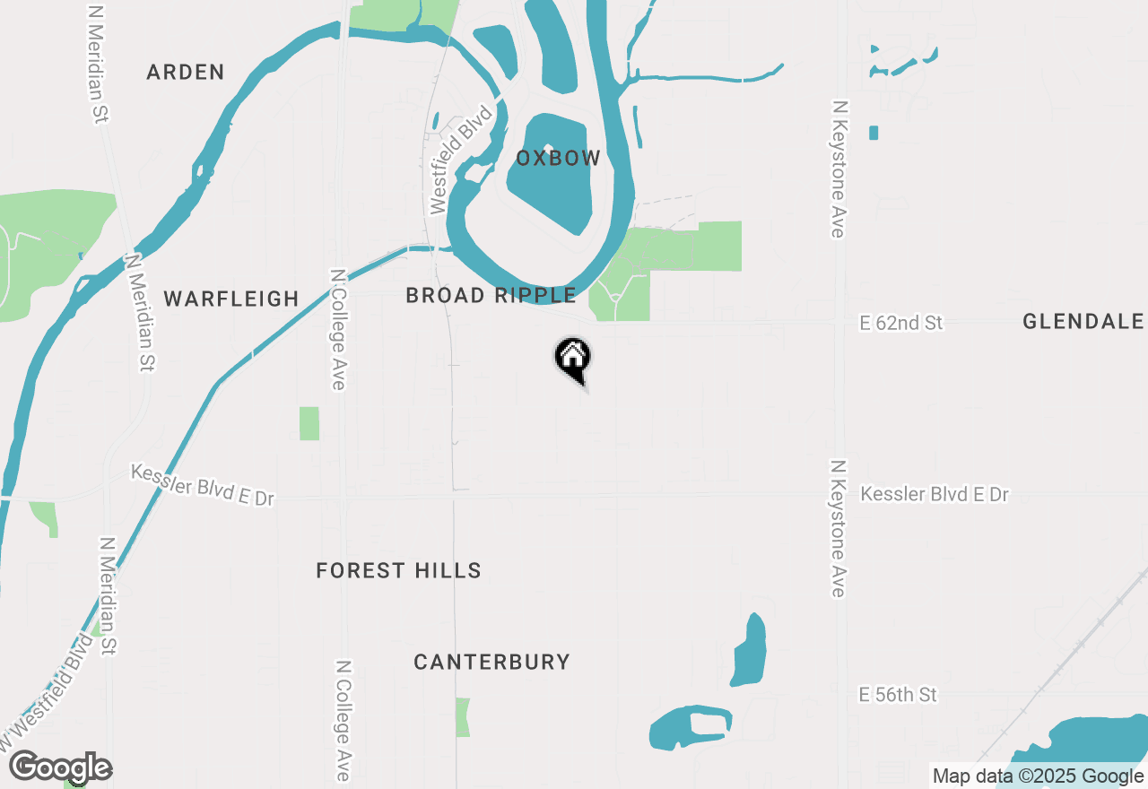 Map of 6115 Indianola Avenue, Indianapolis, IN 46220