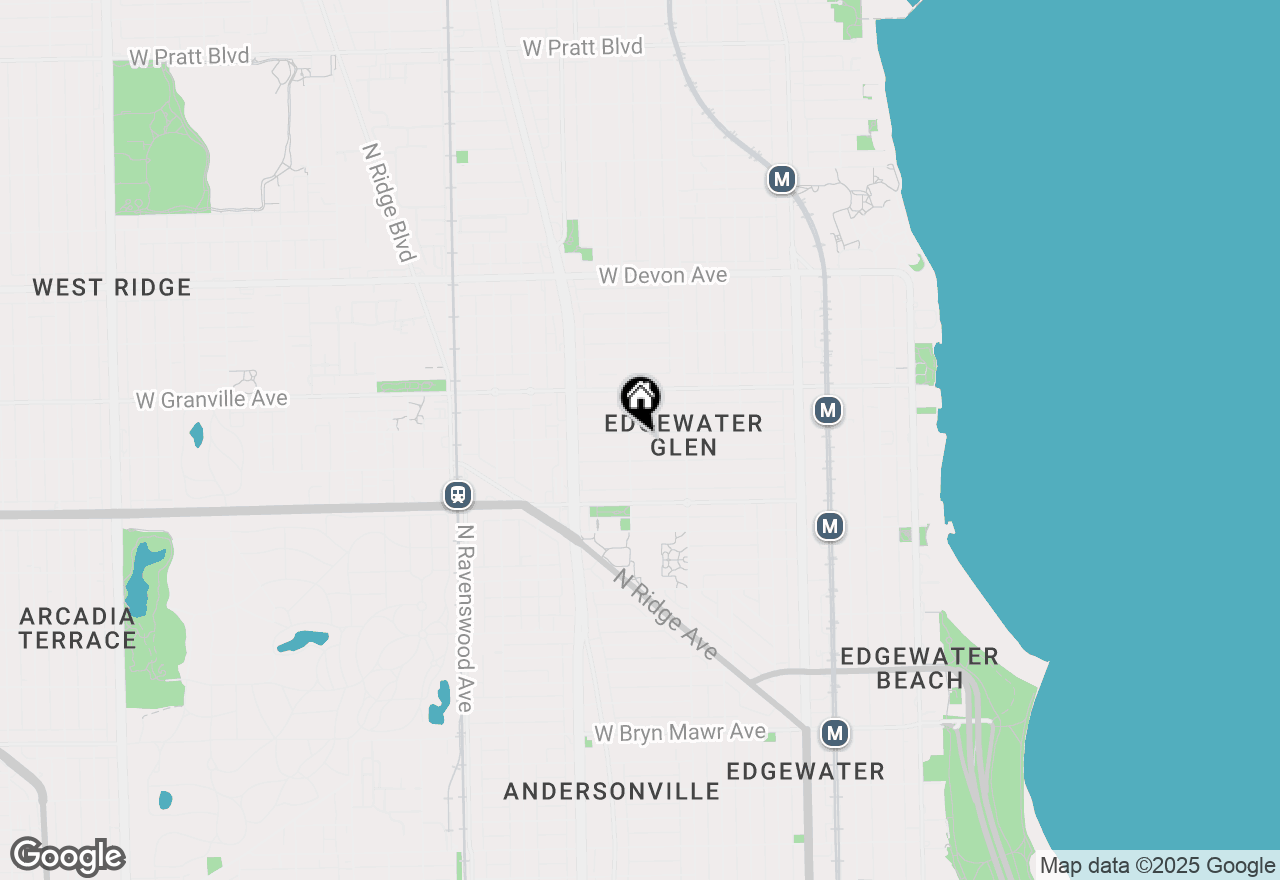 Map of 1448 W Glenlake Avenue, Chicago, IL 60660