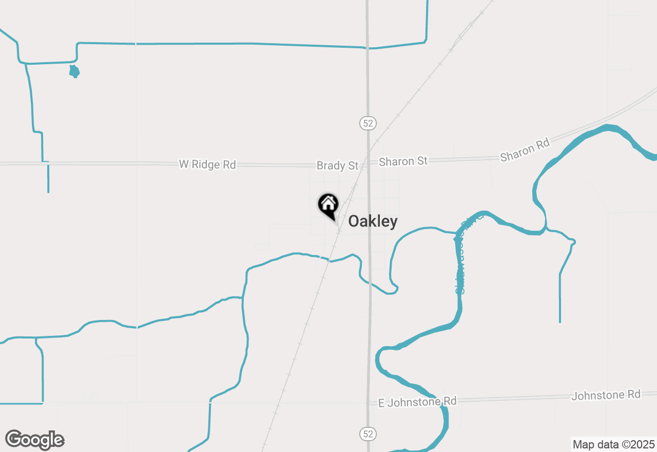 Map of 409 Woodard Street, Oakley, MI 48649