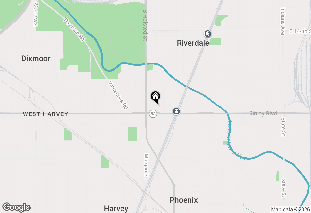 Map of 14631 Union Avenue, Harvey, IL 60426