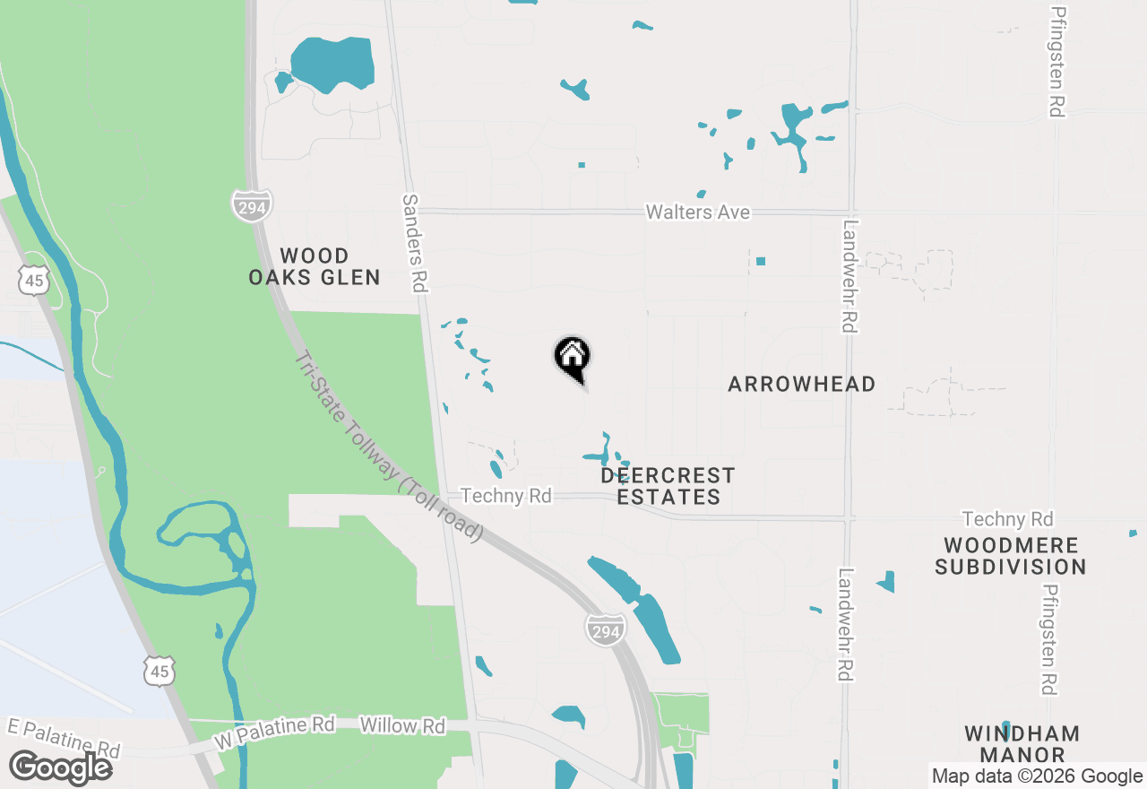 Map of 1740 Mission Hills Road #303, Northbrook, IL 60062