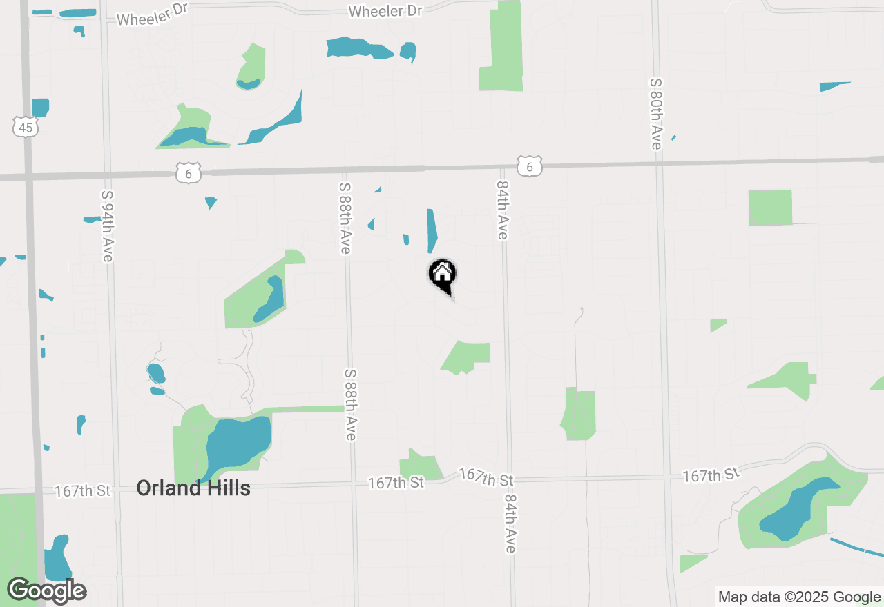 Map of 8411 162nd Place #2, Tinley Park, IL 60487