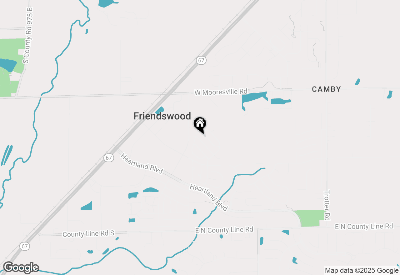 Map of 9238 Bainbridge Drive, Camby, IN 46113