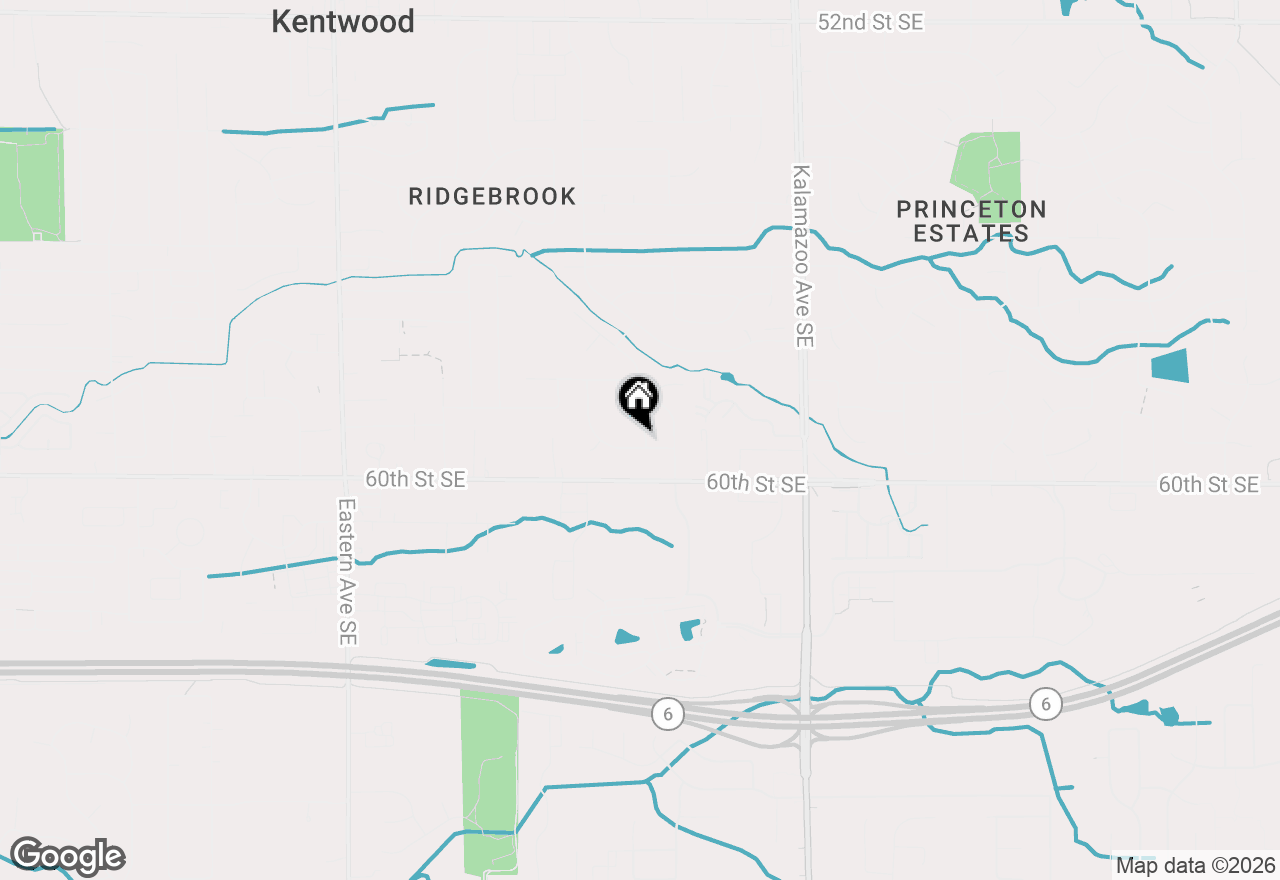 Map of 1313 Brookridge Street Se, Kentwood, MI 49508