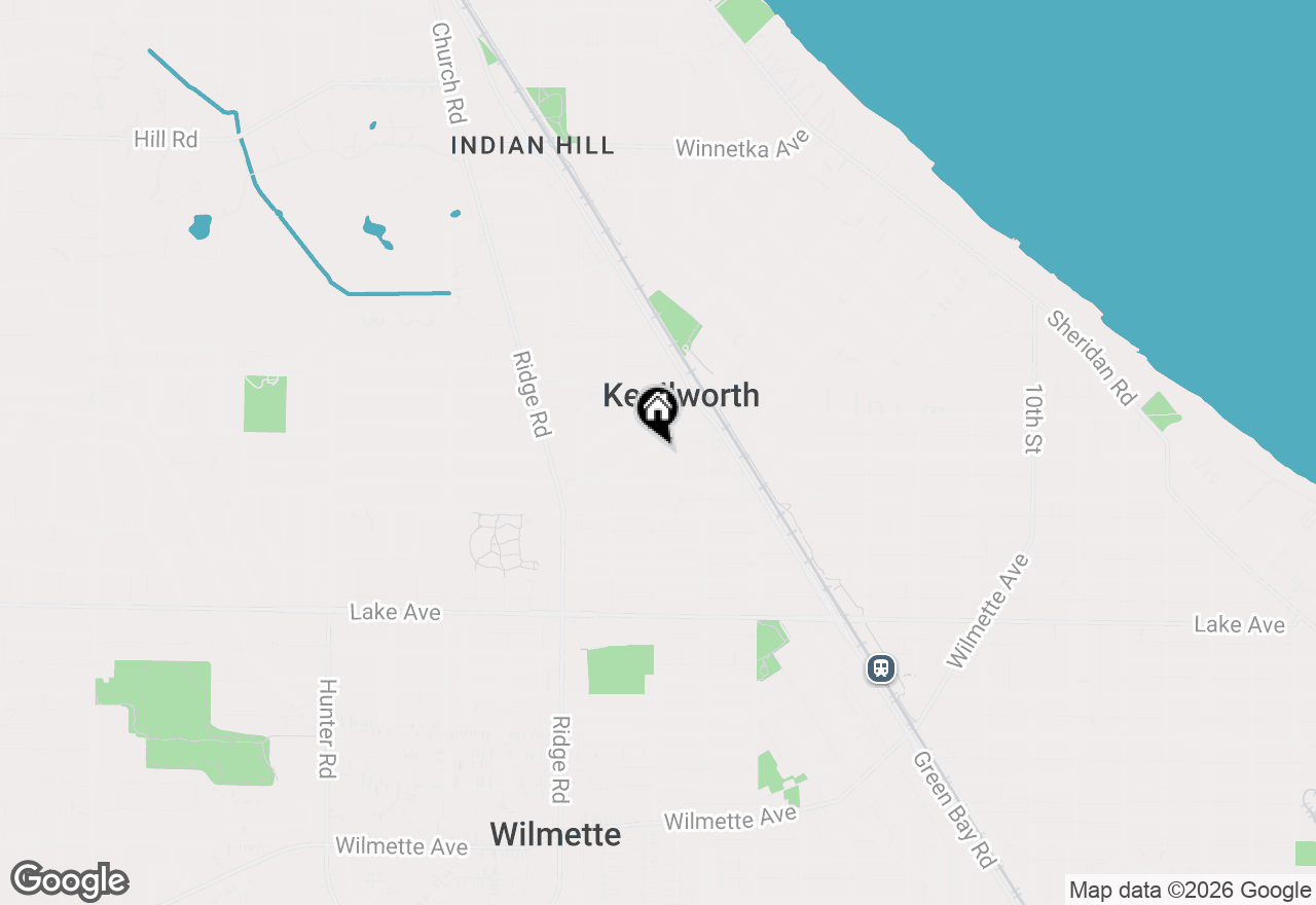 Map of 522 Kenilworth Avenue, Kenilworth, IL 60043