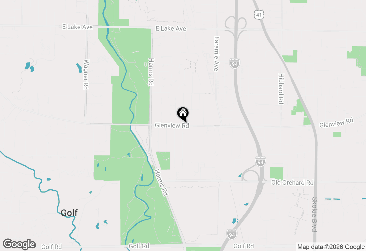 Map of 800 Hunter Road, Glenview, IL 60025