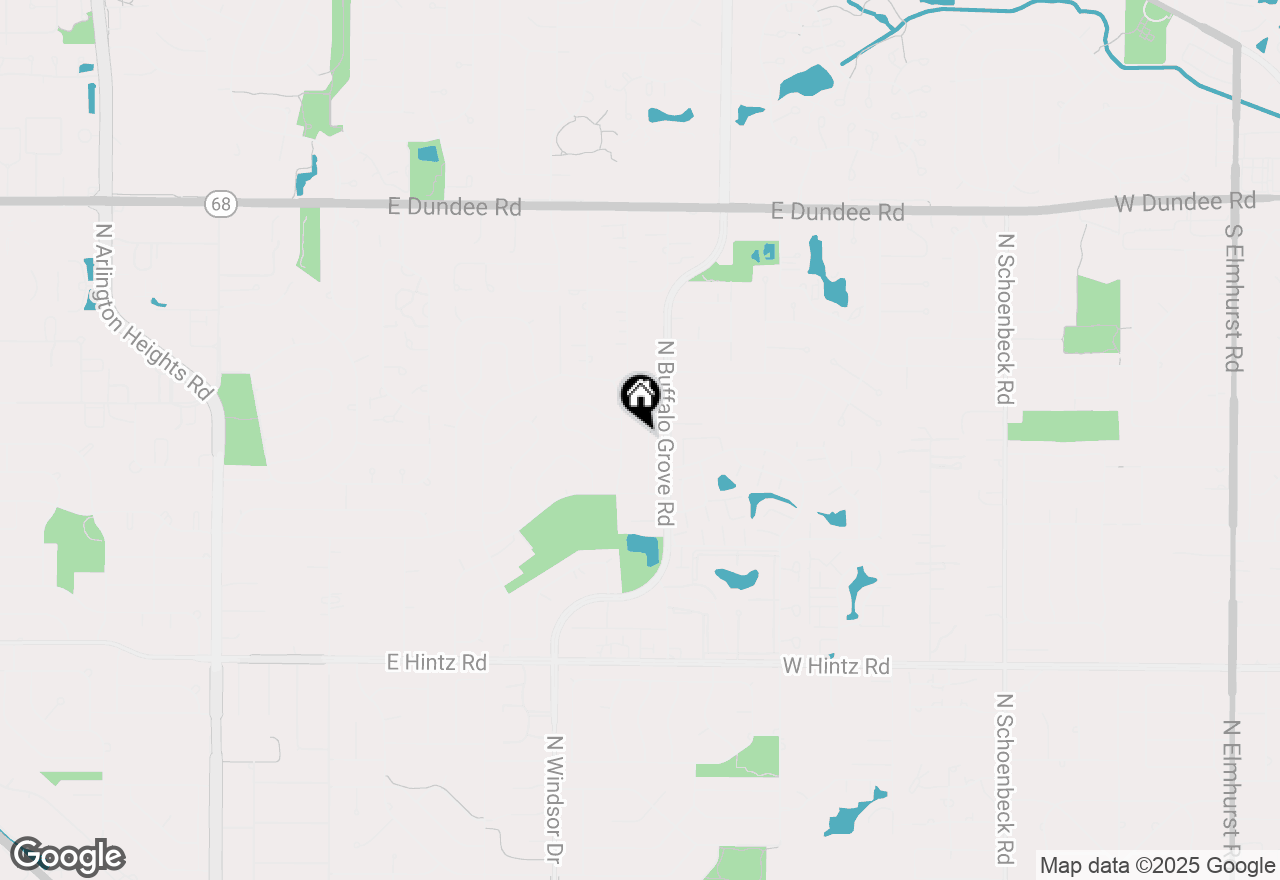 Map of 3036 N Stratford Road, Arlington Heights, IL 60004