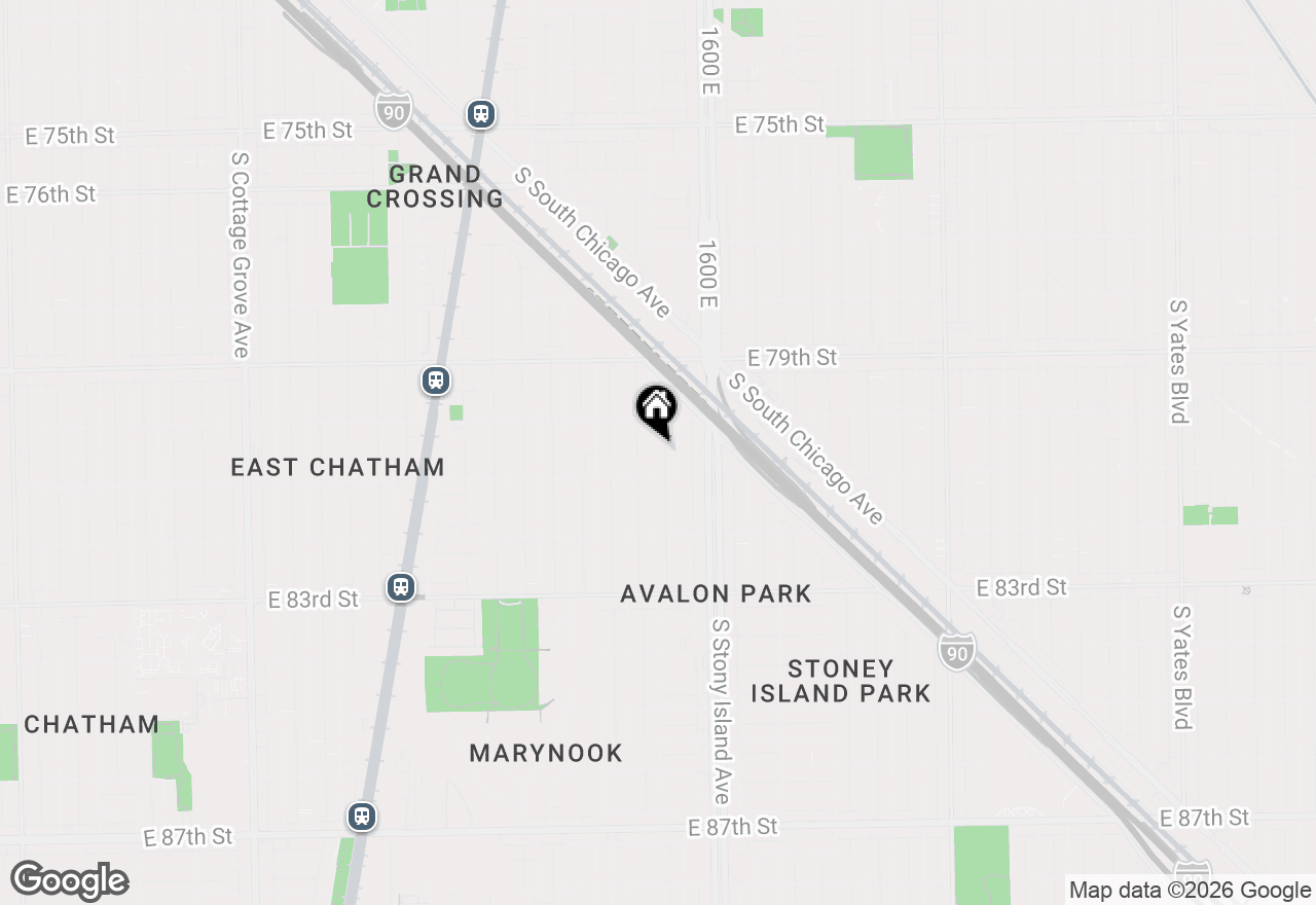 Map of 8035 S Blackstone Avenue, Chicago, IL 60619
