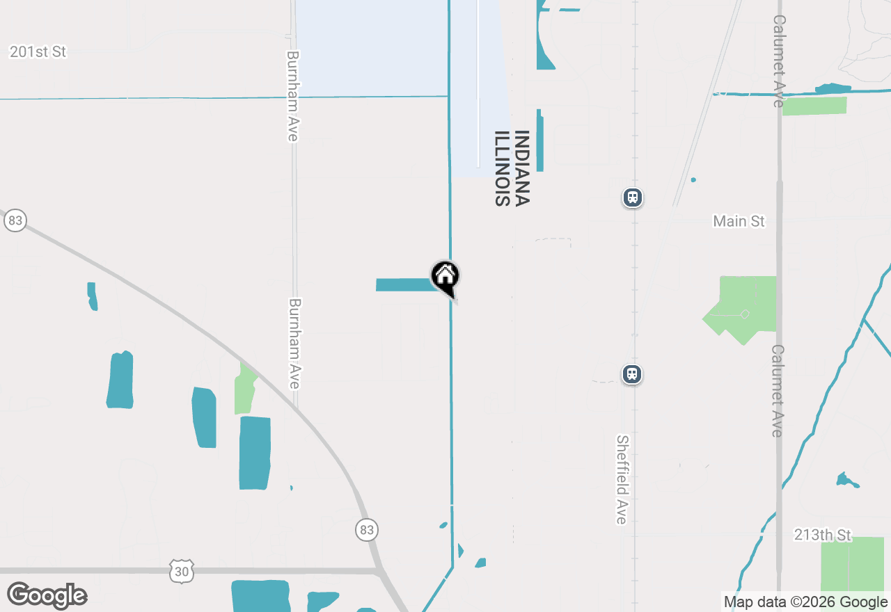 Map of 20777 Elwood Street, Lynwood, IL 60411