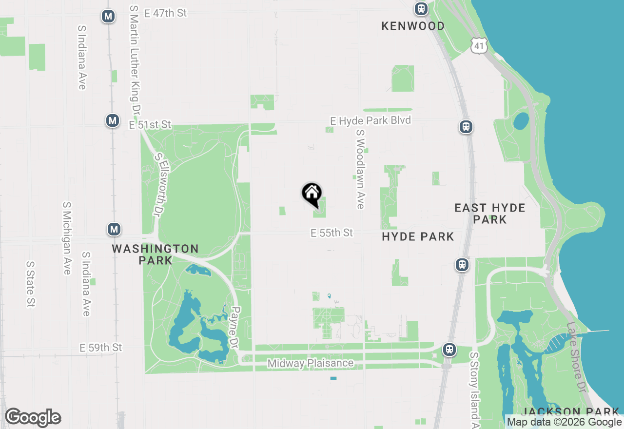 Map of 5463 S Ellis Avenue #1, Chicago, IL 60615
