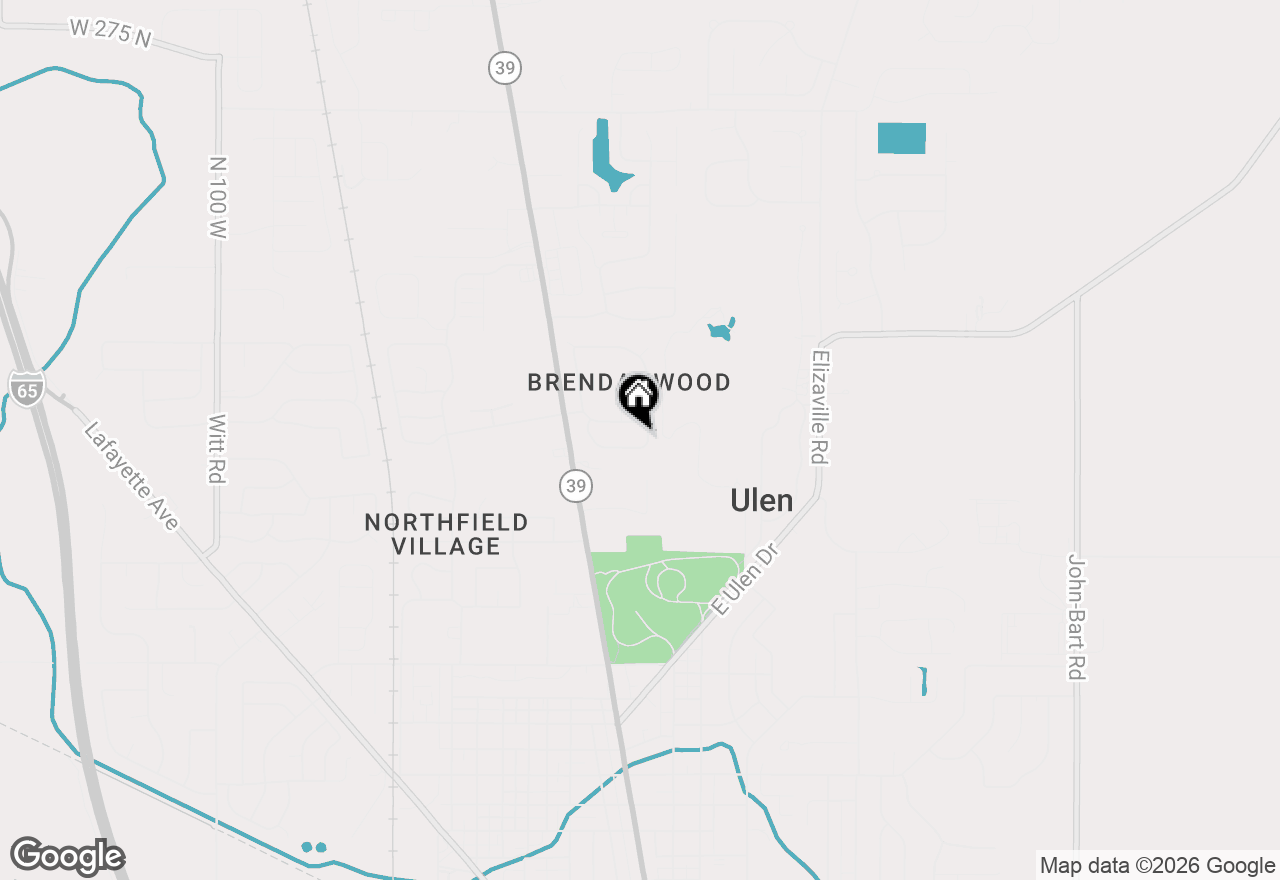 Map of 2004 Terrace Lane, Lebanon, IN 46052