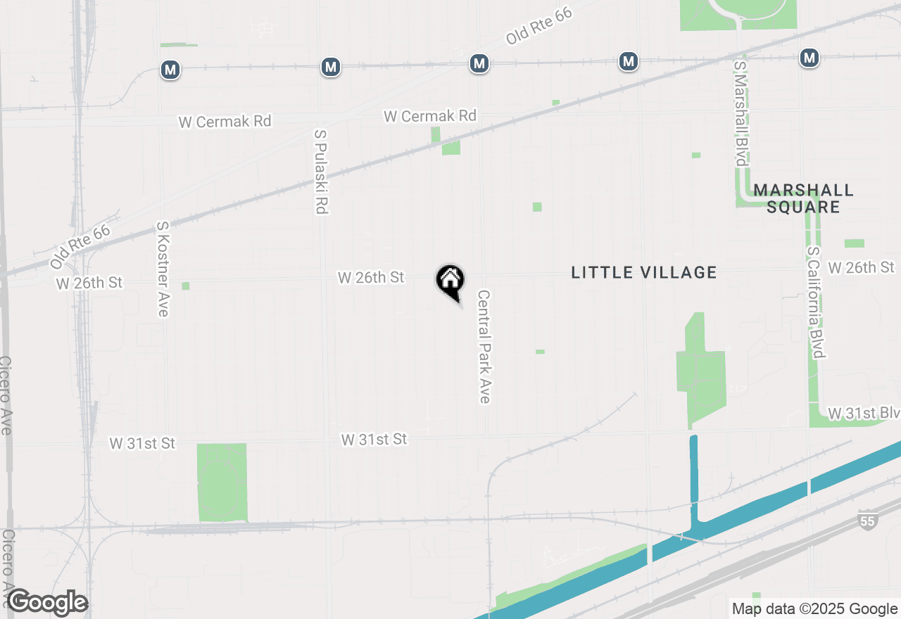 Map of 2653 S Lawndale Avenue, Chicago, IL 60623