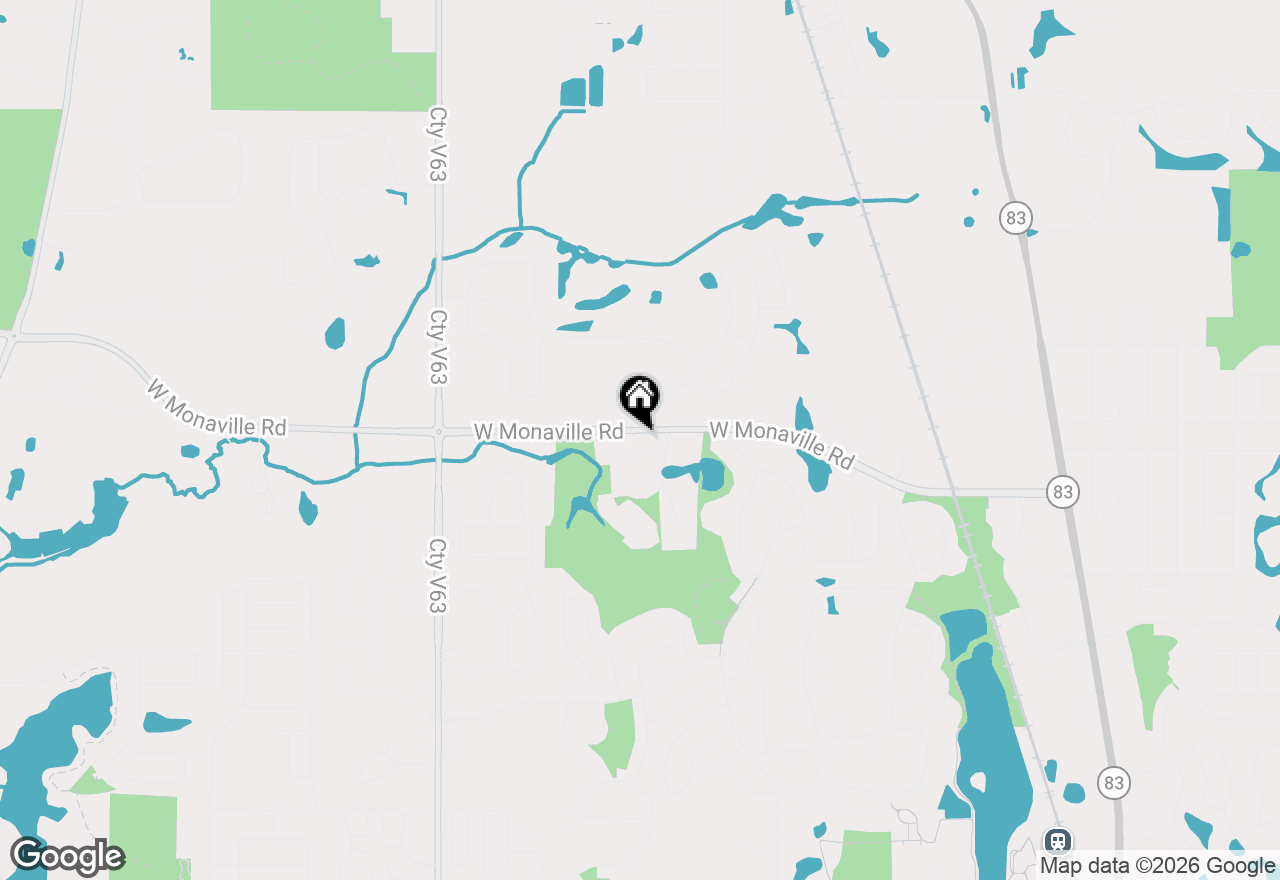 Map of 46 W Redhead Court, Round Lake Beach, IL 60073