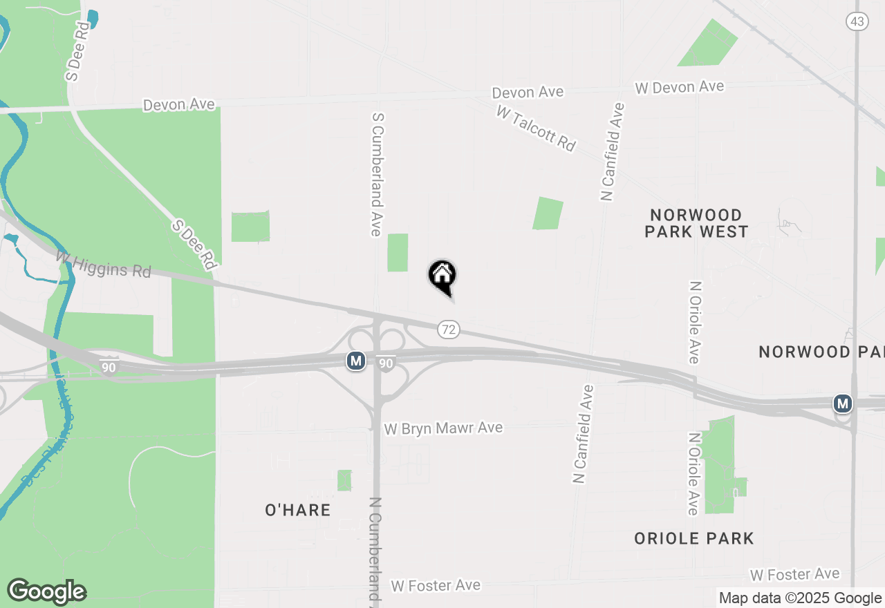 Map of 1911 S Prospect Avenue, Park Ridge, IL 60068