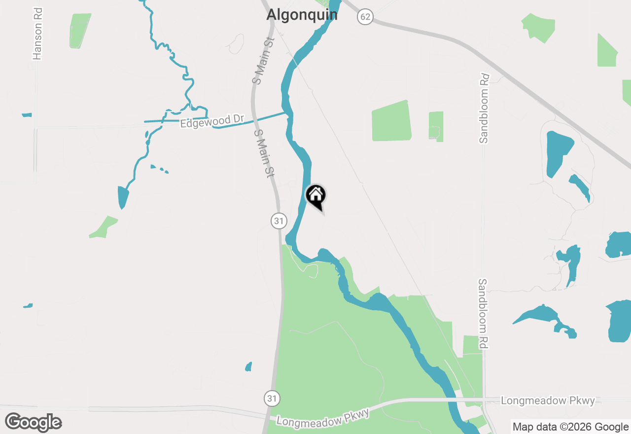 Map of 1225 Winaki Trail, Algonquin, IL 60102