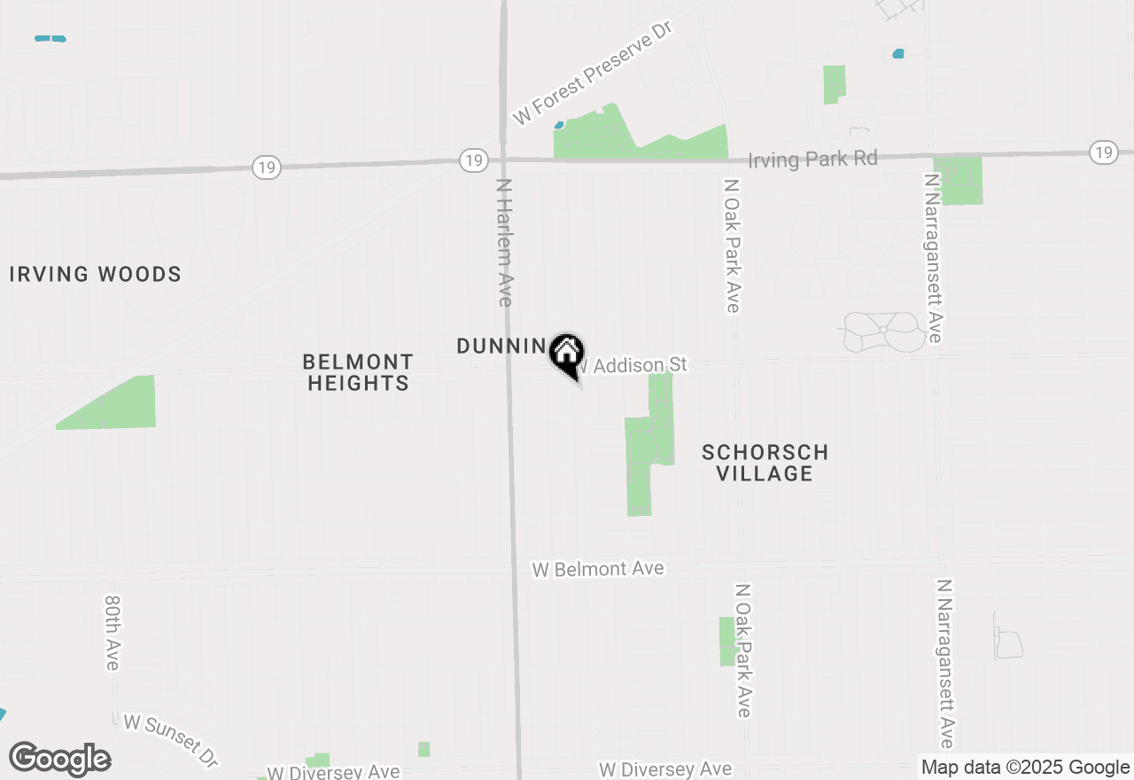 Map of 3531 N Nottingham Avenue, Chicago, IL 60634