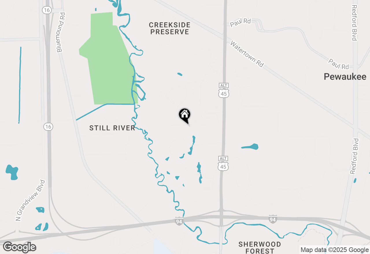 Map of N21W24305 Cumberland Dr #38N, Pewaukee, WI 53072