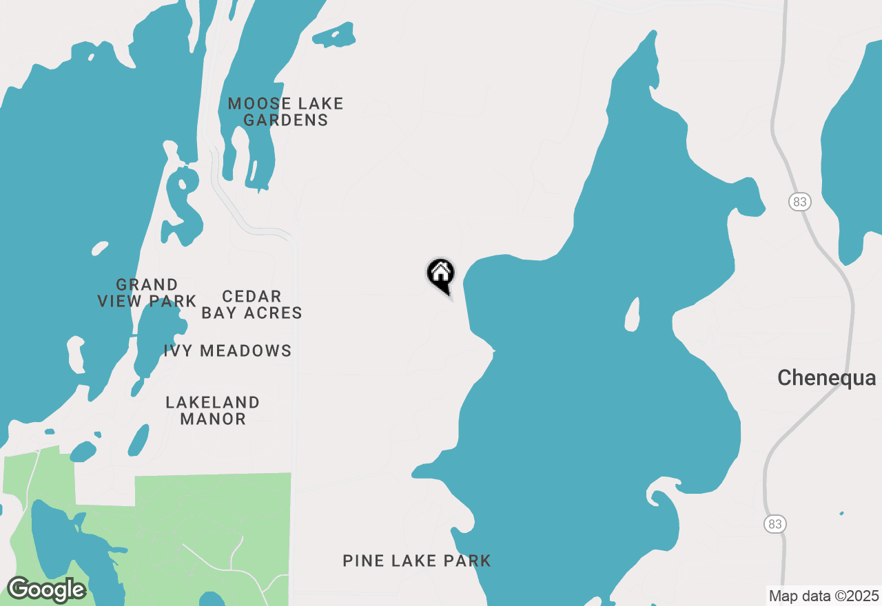 Map of 5780 N Pheasant Dr, Nashotah, WI 53058