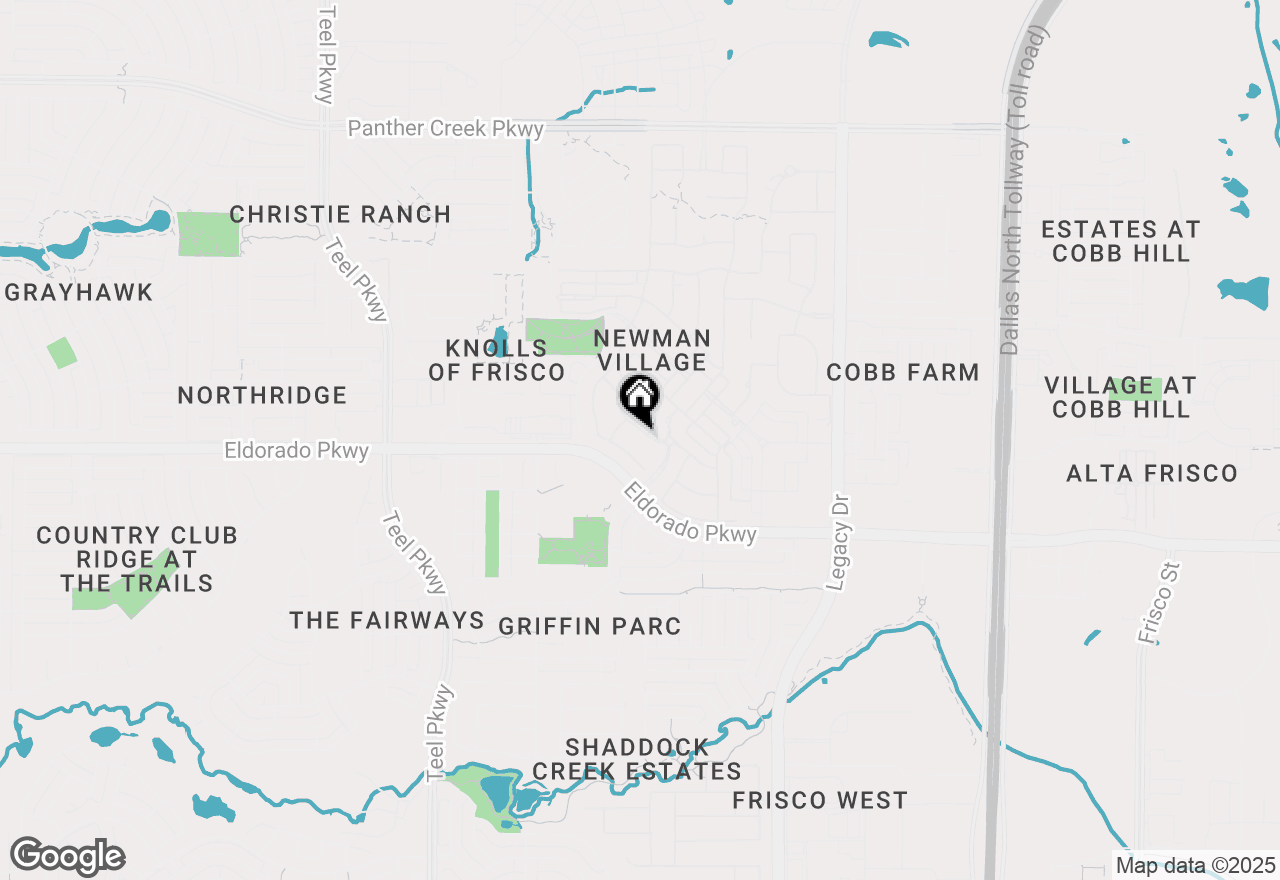 Map of 3791 Broadmoor Way, Frisco, TX 75033